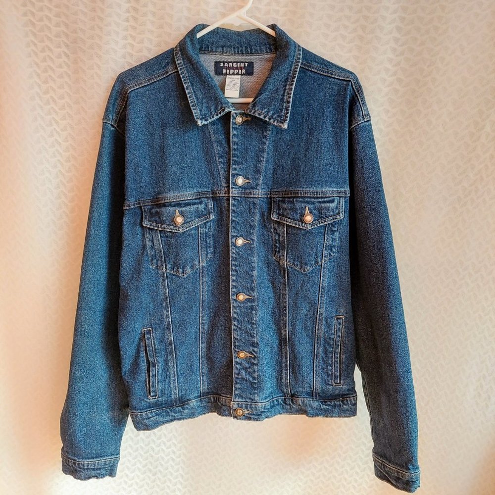 Dark blue denim jacket